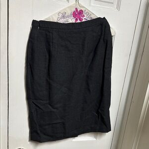Classic charcoal, gray Women's Skirt vintage 10p